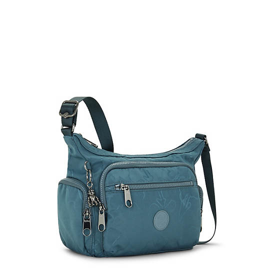 Kipling Gabbie Small Printed Crossbodytassen Donkerblauw Grijs | België 2070IL